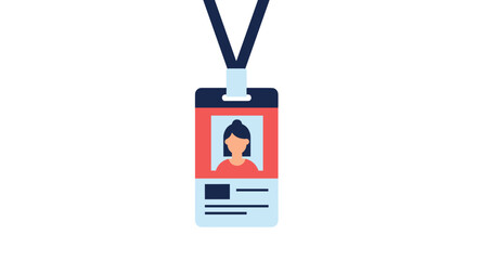 Professional ID badge with portrait for secure access and identification in business environments