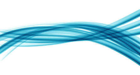 Fluid blue Flow Curve for Creative Template