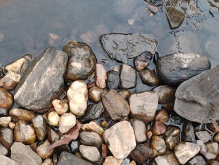 stones on the beach