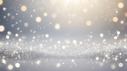 White bokeh blur lights effect abstract background, blurred, bright, design, defocused, texture
