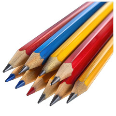 Close-up of several colorful pencils