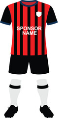 Soccer Uniform Vector Mockup