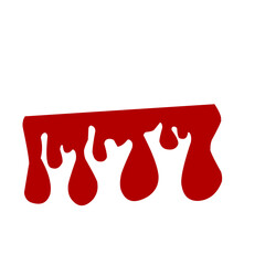 Dripping blood