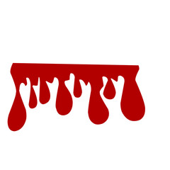 Dripping blood