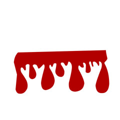 Dripping blood