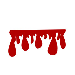Dripping blood