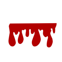 Dripping blood