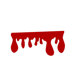 Dripping blood