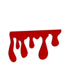 Dripping blood