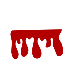Dripping blood