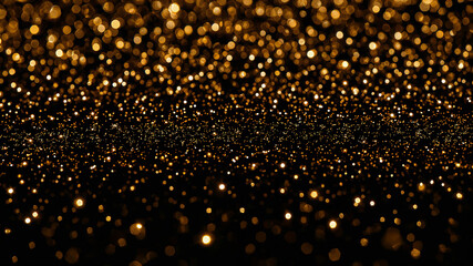Golden Glitter Explosion