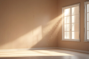 empty room with window