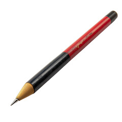 Naklejka premium Red and black pencil, angled view