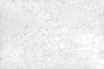 crack concrete white wall or Cement wall background