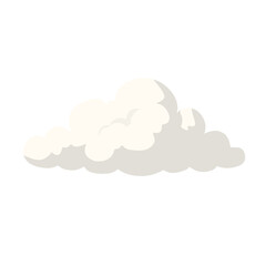 Fluffy Cloud Illustration Weather Element
