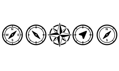 Compass and Navigation Icons