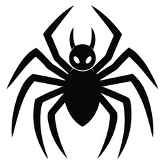 halloween spider vector icon