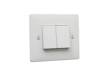 DualSwitch Electrical Component on transparent background