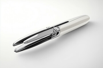 Silver metal tool with transparent background