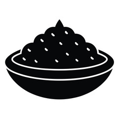 holi sweet dish vector icon