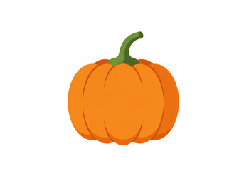 Obraz premium Vibrant Orange Pumpkin Autumn Harvest Illustration Fall Season Vegetable Thanksgiving Decor Halloween Element Pixel Art Design on transparent background