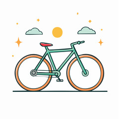 Bicycle Vector Icon