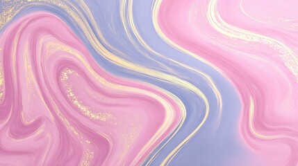 Pastel Swirls Abstract