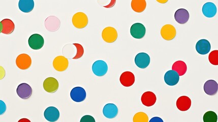 Abstract Geometric Textures: Bright, Colorful Illustrations with Dots & Shapes