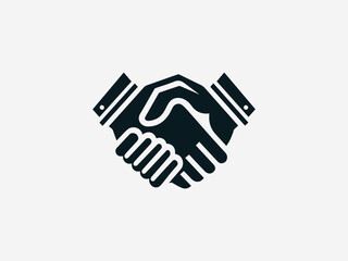 Obraz premium Two powerful male hands clasping each other in a unified and firm handshake, symbolizing concepts of collaboration