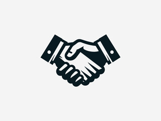Obraz premium Two powerful male hands clasping each other in a unified and firm handshake, symbolizing concepts of collaboration