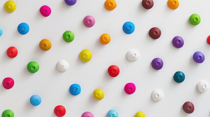 Abstract Geometric Textures: Bright, Colorful Illustrations with Dots & Shapes