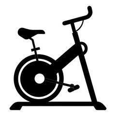 Elliptical trainer silhouette vector illustration