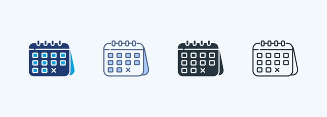 Deadline Multiple Style Icon Collection