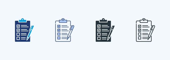 To Do List Multiple Style Icon Collection