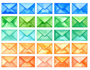 Facebook messenger icon set