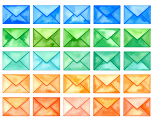 Facebook messenger icon set