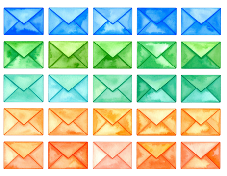 Facebook messenger icon set