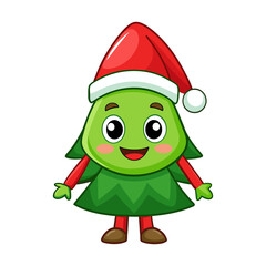 Groovy mascot christmas tree 