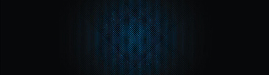 Panorama Dark microchip Technology Background,Digital and Connection Concept design,Vector illustration.