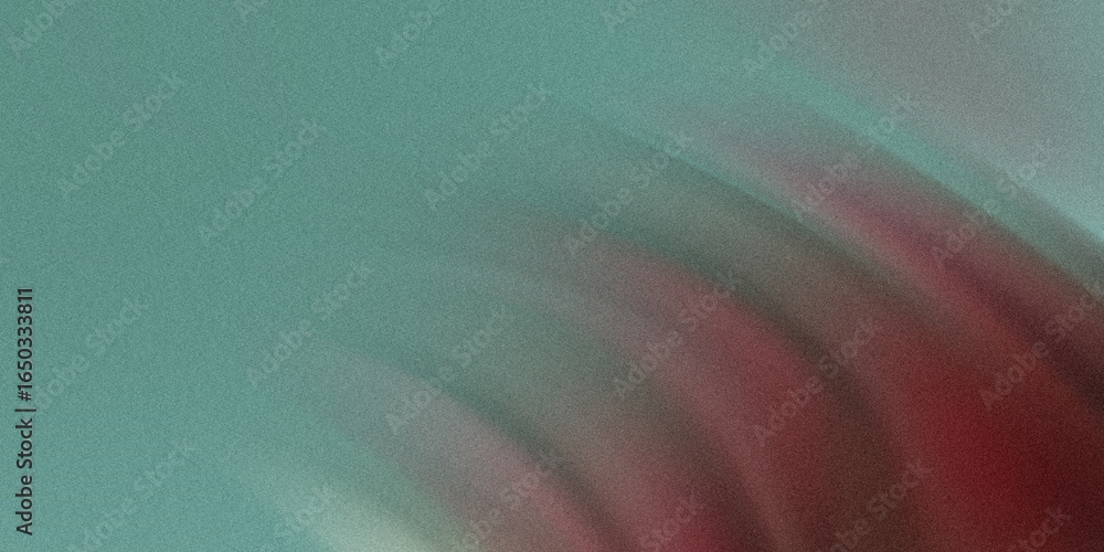 Poster a dynamic abstract background features blurred red and teal hues, creating a sense of motion and art