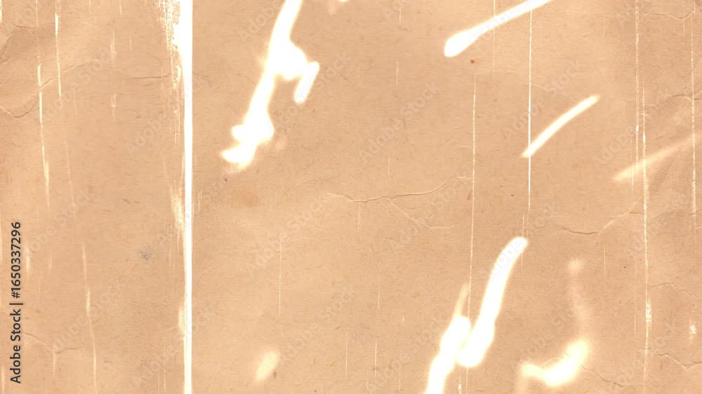 Poster dynamic abstract white lines on distressed vintage paper texture motion background