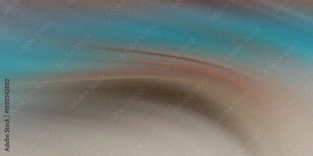 Poster a blurred abstract background displays a swirling gradient of cool and warm tones, suggesting a dyna