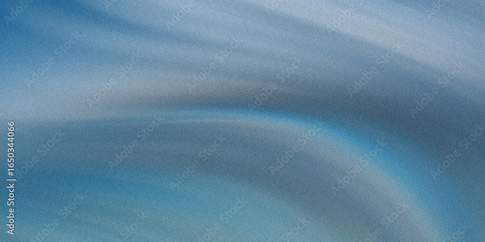 Poster a calming abstract texture features a smooth, blue gradient with a grainy surface, creating a soft a
