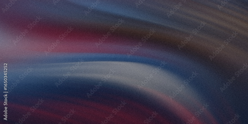 Poster a textured abstract background features a gradient of blue, red, and gray hues with a swirling patte