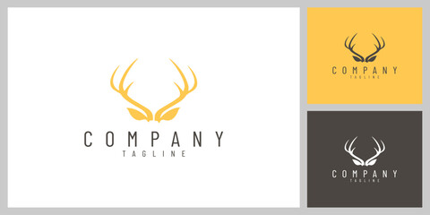 WildCrown – Elegant Deer Antlers Emblem Inspired by Nature and Adventure
