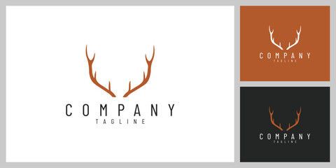 WildCrown – Elegant Deer Antlers Emblem Inspired by Nature and Adventure
