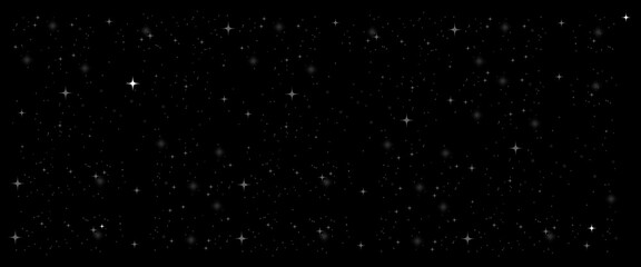 Fototapeta premium Vector galaxy with stars Space background.