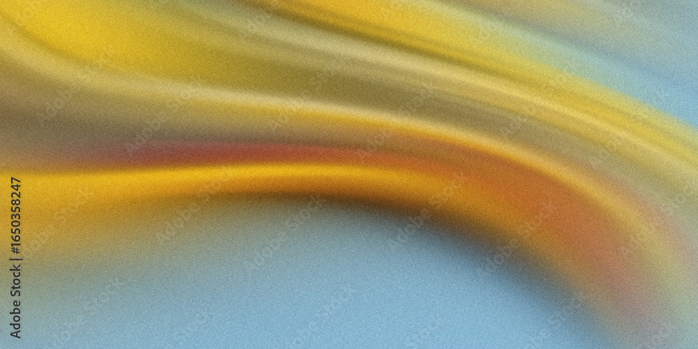 Aufkleber a blurred abstract background features a gradient of yellow, orange, and blue creating a smooth and 