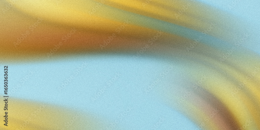 Poster a textured background showcases a blend of golden yellow and light blue hues, creating a smooth and 