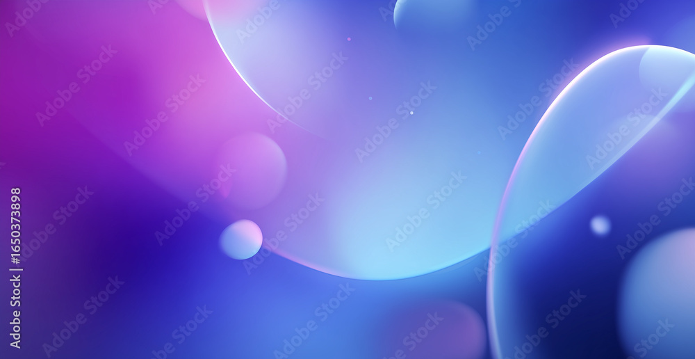 Poster gentle gradient hues in colorful abstract art. start free trial vibrant abstract background with flo